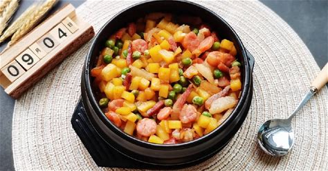 双腊煲仔饭的制作方法