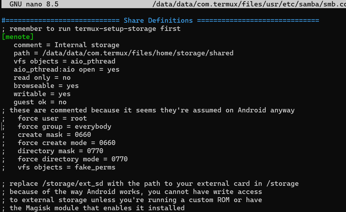用 Samba 打造手机移动硬盘,随时随地共享文件奶妈级教程